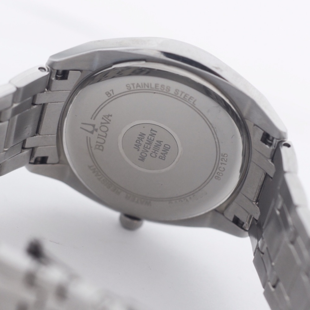 Bulova Men's Watch with Blue Dial and Silver Bracelet - Picture 5 of 5